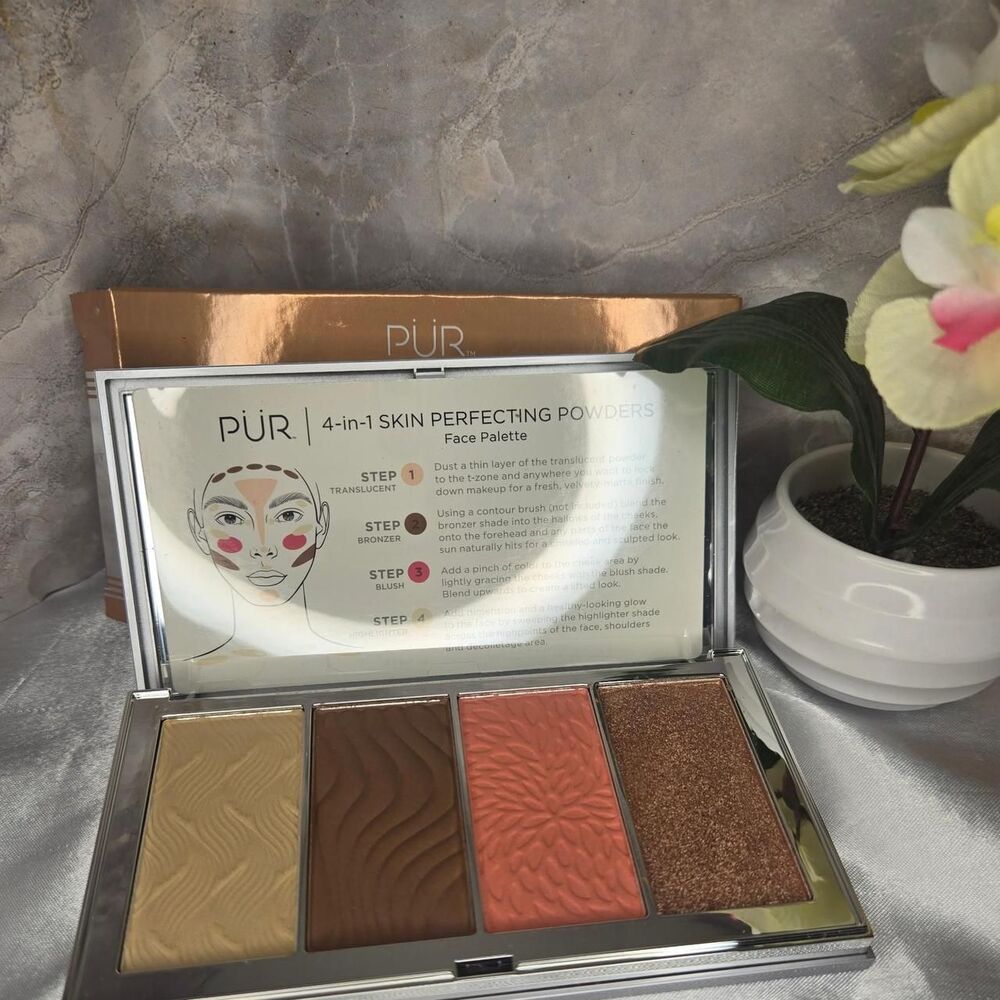 Pur 4-in-1 Skin Perfecting Powders Face Palette Medium Tan